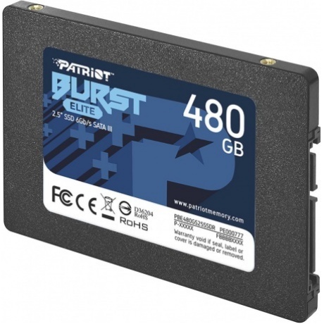 Накопитель SSD Patriot  SATA2.5" 480GB BURST E PBE480GS25SSDR - фото 2