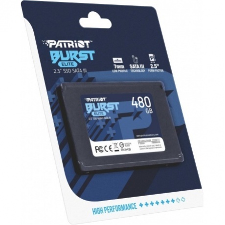 Накопитель SSD Patriot  SATA2.5" 480GB BURST E PBE480GS25SSDR - фото 7