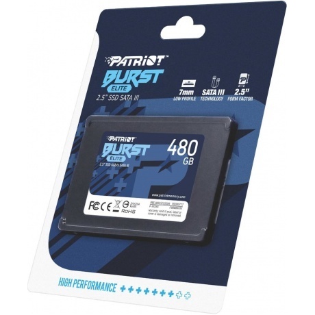 Накопитель SSD Patriot  SATA2.5" 480GB BURST E PBE480GS25SSDR - фото 8