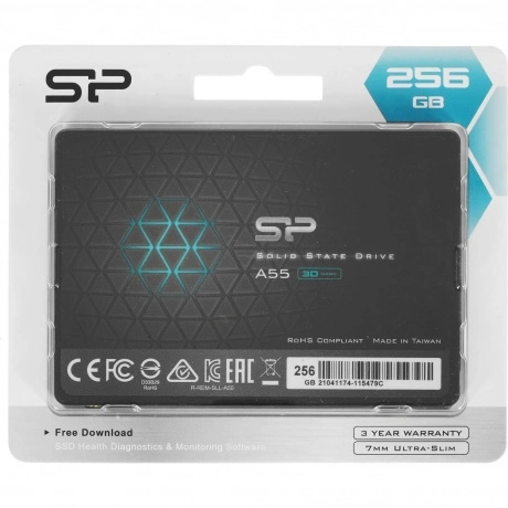 Накопитель SSD Silicon Power SATA III 256Gb (SP256GBSS3A55S25)
