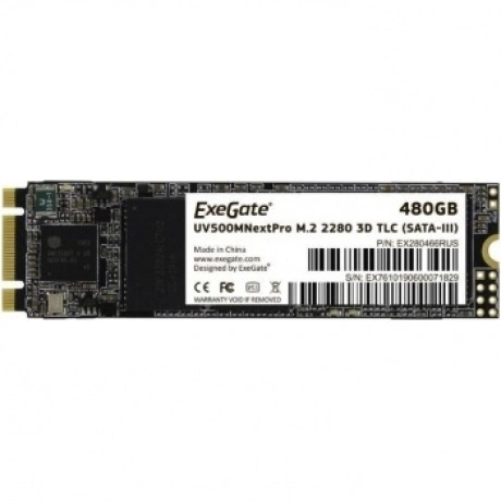 Накопитель SSD ExeGate UV500MNextPro 480 Gb (EX280466RUS)