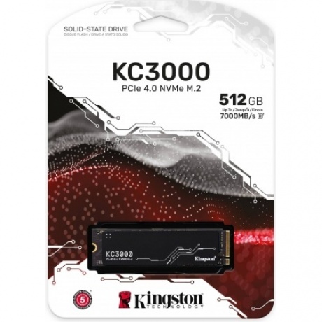 Накопитель SSD Kingston KC3000 512Gb (SKC3000S/512G) - фото 3