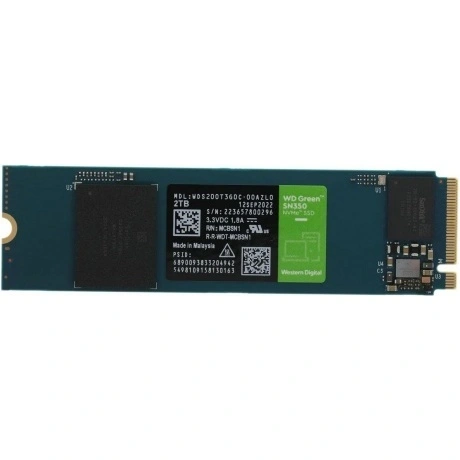 Накопитель SSD Western Digital SN350 2ТБ (WDS200T3G0C)