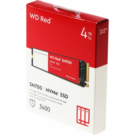 Накопитель SSD Western Digital 4TB Red (WDS400T1R0C) - фото 5