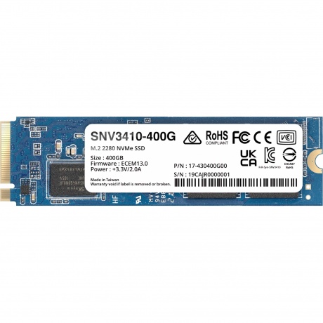 Накопитель SSD Synology M.2 2280 400GB SNV3410-400G - фото 1