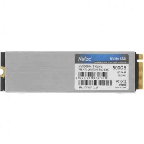 Накопитель SSD Netac NV5000 500Gb (NT01NV5000-500-E4X) - фото 5