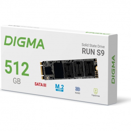 Накопитель SSD Digma 512Gb (DGSR1512GS93T) - фото 3