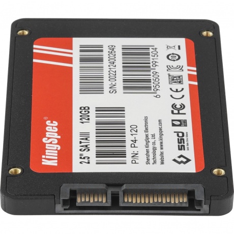 Накопитель SSD KingSpec 120Gb P4 Series (P4-120) - фото 2