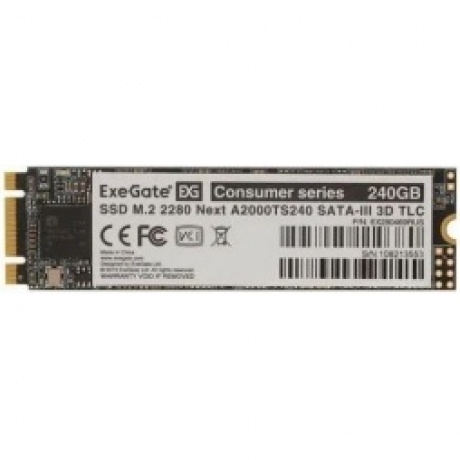 Накопитель SSD ExeGate A2000MNext 240Gb (EX280469RUS) - фото 1