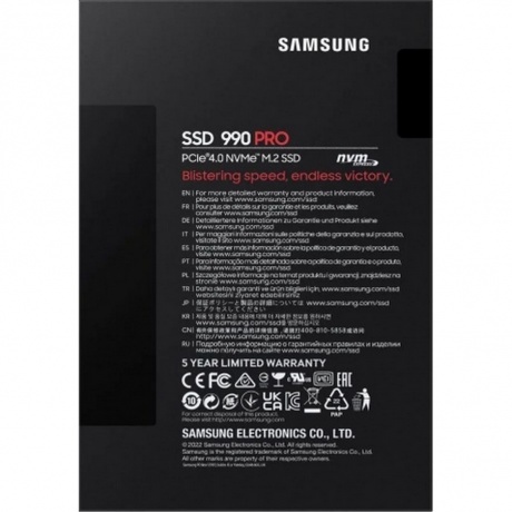 Накопитель SSD Samsung 1.0Tb 990 PRO (MZ-V9P1T0BW) - фото 5