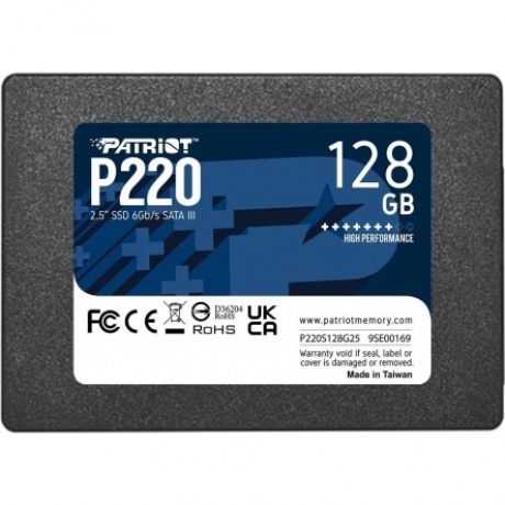 Накопитель SSD 2.5" Patriot 128GB P220 (P220S128G25) - фото 1