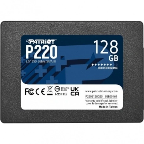 Накопитель SSD 2.5" Patriot 128GB P220 (P220S128G25)