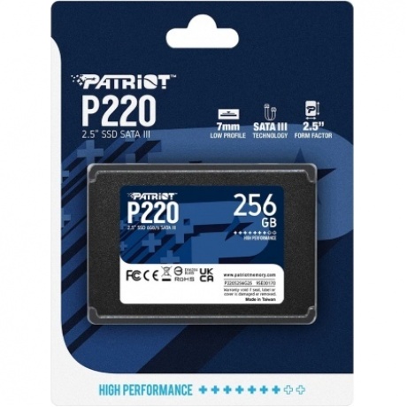 Накопитель SSD 2.5" Patriot 256GB P220 (P220S256G25) - фото 3