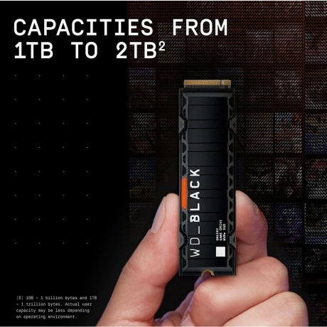 Накопитель SSD Western Digital 2.0Tb Black (WDS200T2XHE) - фото 6