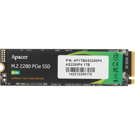 Накопитель SSD Apacer M.2 PCIE 1TB (AP1TBAS2280P4-1)