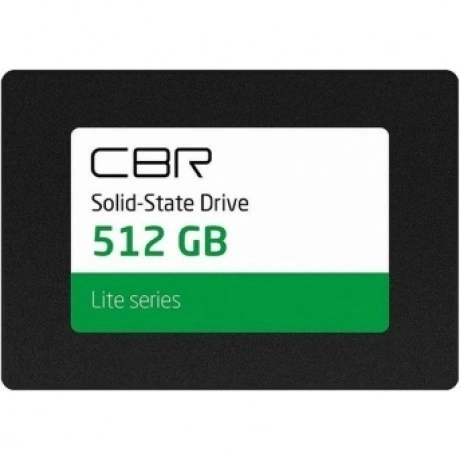 Накопитель SSD CBR 2.5" Lite 512GB SATA-III 3D NAND TLC (SSD-512...