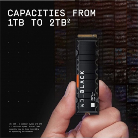 Накопитель SSD WD BLACK SN850X 1TB (WDS100T2XHE) - фото 6