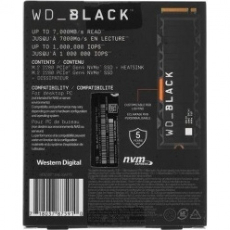 Накопитель SSD WD BLACK SN850X 1TB (WDS100T2XHE) - фото 10