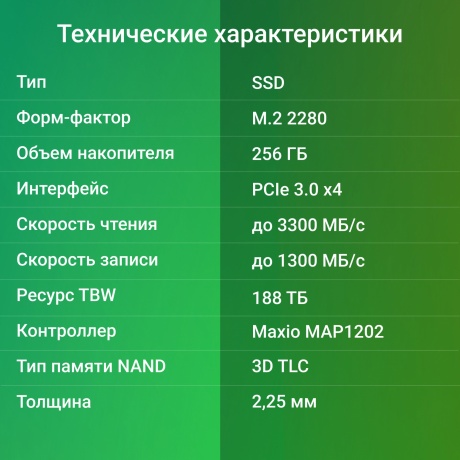 Накопитель SSD Digma 512Gb Mega M2 M.2 2280 - фото 11