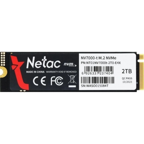 Накопитель SSD Netac NV7000-t 2Tb [NT01NV7000T-2T0-E4X] - фото 1