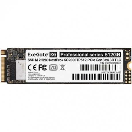 Накопитель SSD ExeGate Next Pro+ Series 512GB (EX282322RUS) - фото 1