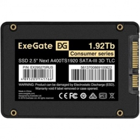 Накопитель SSD ExeGate Next A400TS1920 1.92Tb (EX295275RUS) - фото 3