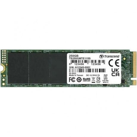 Накопитель SSD M.2 Transcend 250Gb MTE115S (TS250GMTE115S) - фото 1