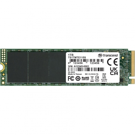 Накопитель SSD M.2 Transcend 1.0Tb MTE115S (TS1TMTE115S) - фото 1