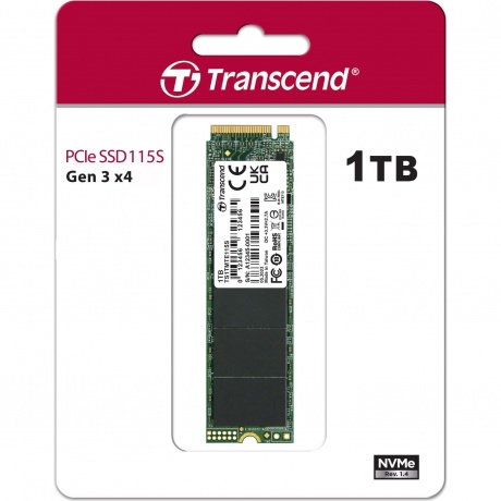 Накопитель SSD M.2 Transcend 1.0Tb MTE115S (TS1TMTE115S) - фото 3