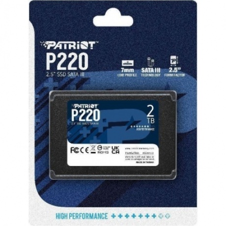 Накопитель SSD 2.5" Patriot 2.0TB P220 <P220S2TB25> - фото 5