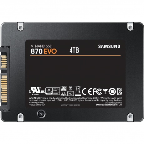 Накопитель SSD Samsung 870 EVO 4TB (MZ-77E4T0B/EU) - фото 2