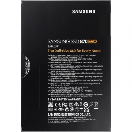 Накопитель SSD Samsung 870 EVO 4TB (MZ-77E4T0B/EU) - фото 8
