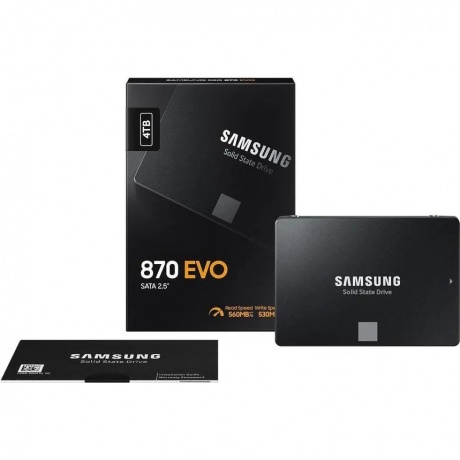 Накопитель SSD Samsung 870 EVO 4TB (MZ-77E4T0B/EU) - фото 10