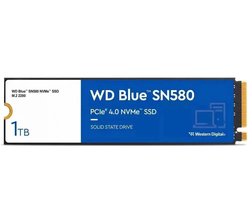 Накопитель SSD WD Blue SN580 1000GB M.2 (WDS100T3B0E) - фото 1
