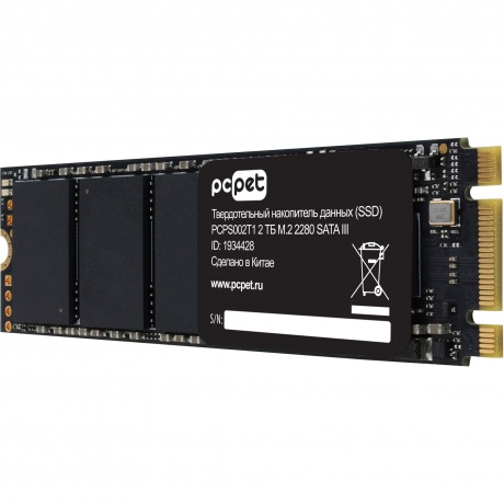 Накопитель SSD PC Pet 2TB M.2 OEM (PCPS002T1) - фото 4