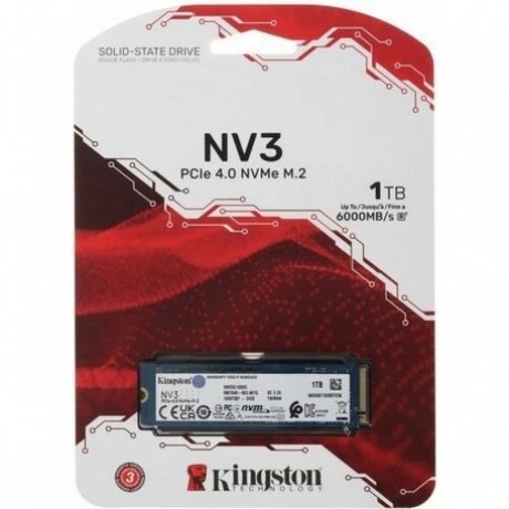 SSD диск Kingston NV3 1TB (SNV3S/1000G) - фото 4