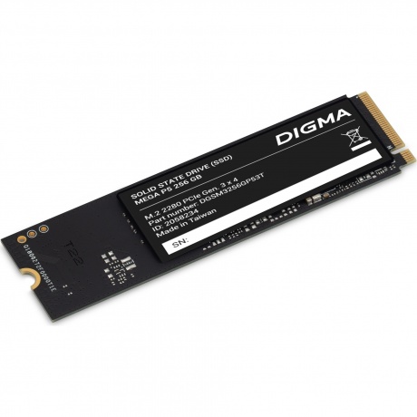 Накопитель SSD Digma 256Gb Mega P5 (DGSM3256GP53T) - фото 2