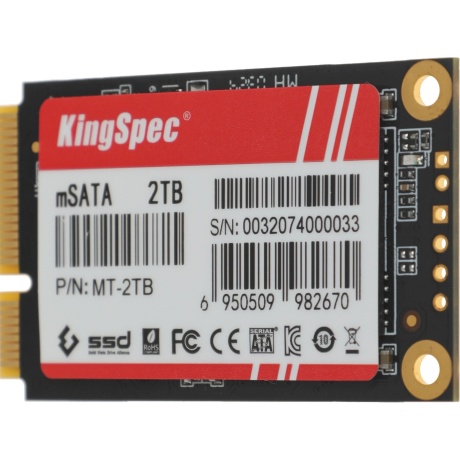 Накопитель SSD Kingspec SATA-III 2TB mSATA (MT-2TB) - фото 4