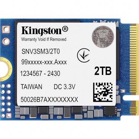 Накопитель SSD Kingston 2000Gb (SNV3SM3/2T0) - фото 6