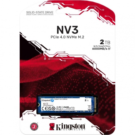 Накопитель SSD Kingston 2TB (SNV3S/2000G) - фото 2