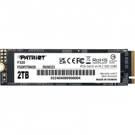 Накопитель SSD Patriot 2Tb P320 (P320P2TBM28) - фото 1