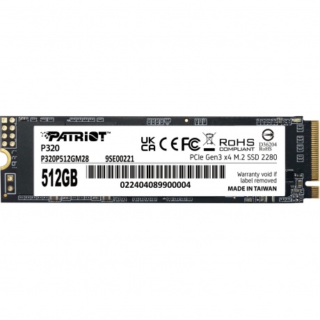 Накопитель SSD Patriot 512GB P320 (P320P512GM28) - фото 1