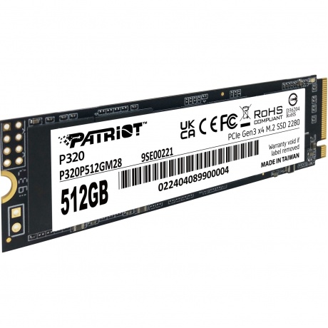 Накопитель SSD Patriot 512GB P320 (P320P512GM28) - фото 3
