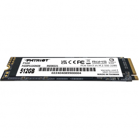 Накопитель SSD Patriot 512GB P320 (P320P512GM28) - фото 4