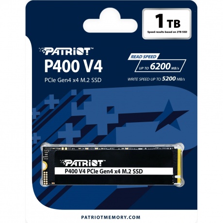 Накопитель SSD Patriot 1000Gb P400 V4 (P400VP1TBM28H) - фото 4