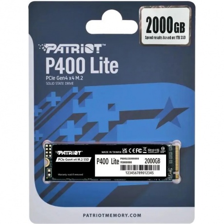 Накопитель SSD Patriot 2Tb P400 Lite (P400LP2KGM28H) - фото 7