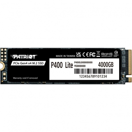Накопитель SSD Patriot 4Tb P400 Lite (P400LP4KGM28H) - фото 1