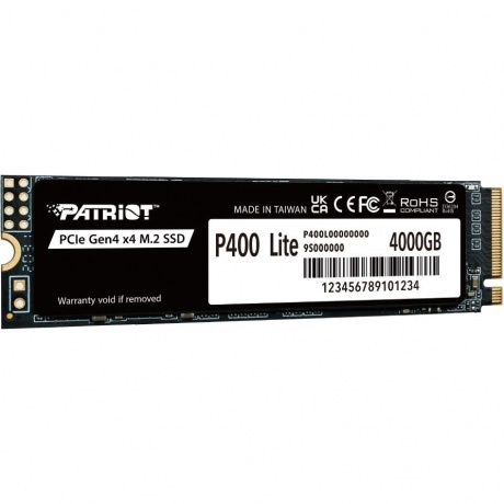 Накопитель SSD Patriot 4Tb P400 Lite (P400LP4KGM28H) - фото 2