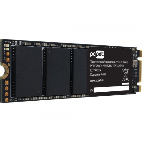 Накопитель SSD PC Pet SATA-III 256GB (PCPS256G1) OEM - фото 2