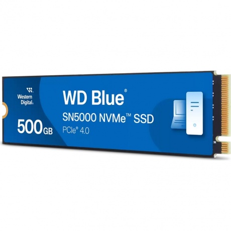 Накопитель SSD WD 500GB SN5000 Blue (WDS500G4B0E) - фото 2